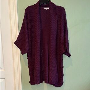NorthStyle Plum Knit Sweater L- never worn